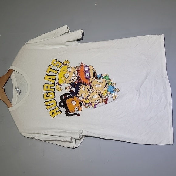 Rugrats Unisex Graphic White T-Shirt - Picture 1 of 5